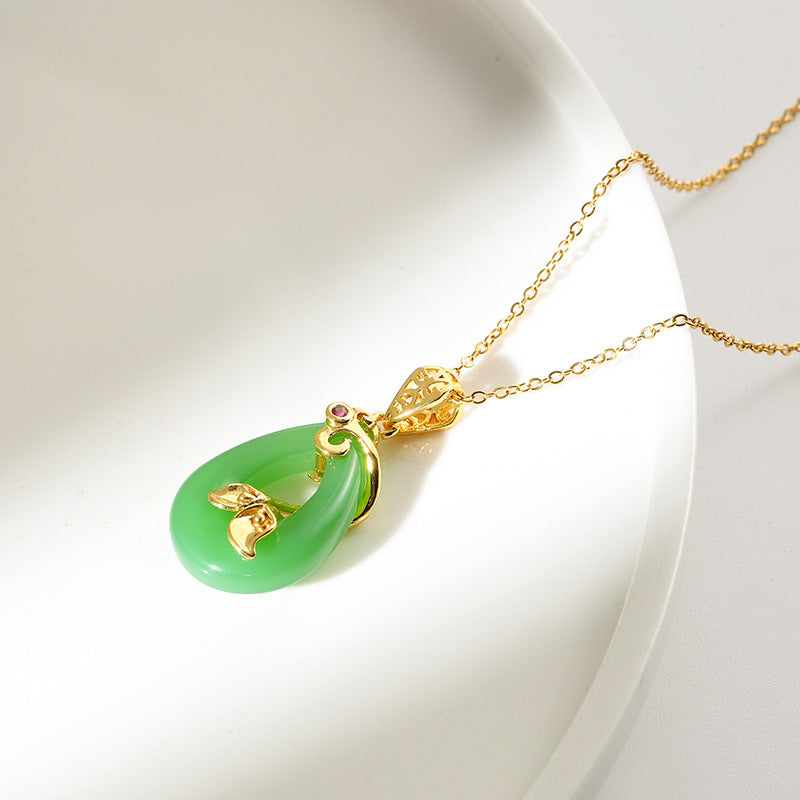 Simple Retro Water Drop Necklace
