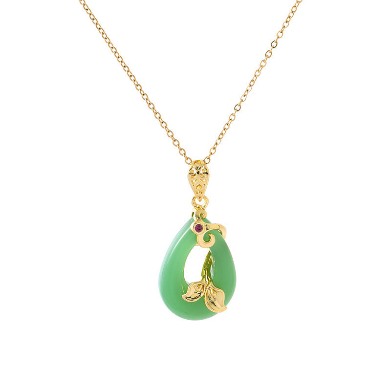 Simple Retro Water Drop Necklace