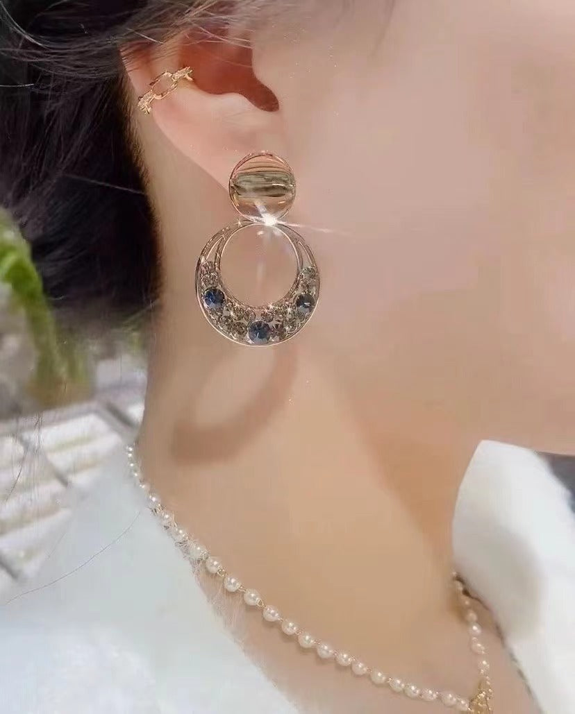 Round Diamond Earrings