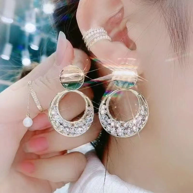 Round Diamond Earrings