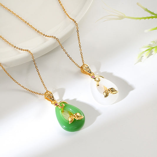 Simple Retro Water Drop Necklace