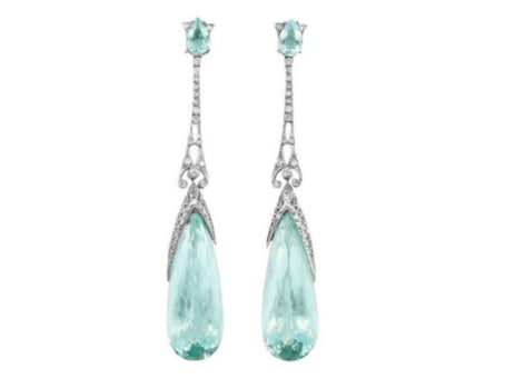 Simple atmospheric water drop earrings earrings